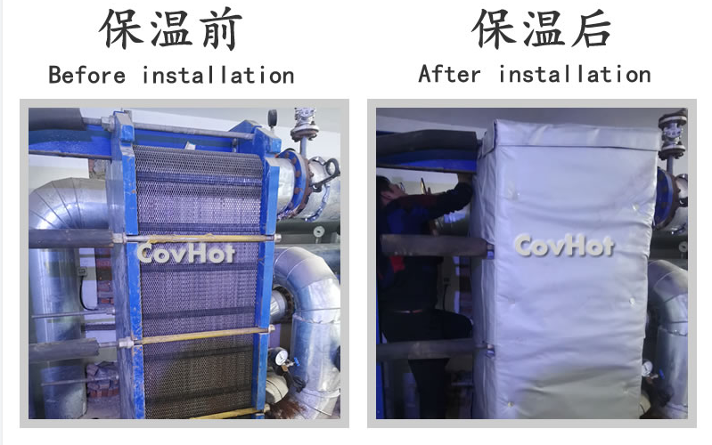 板式<a href=http://www.mybalin.cn/e/tags/?tagname=%E6%8D%A2%E7%83%AD%E5%99%A8%E4%BF%9D%E6%B8%A9 target=_blank class=infotextkey>換熱器保溫</a>套,板換保溫罩